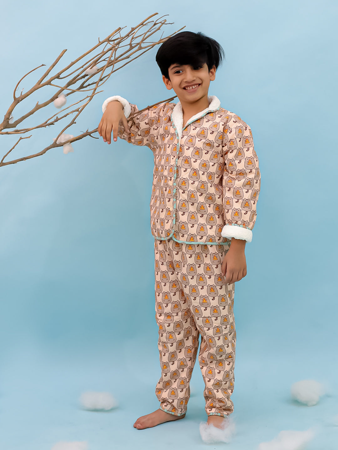 I Love Pizza! Warm Sherpa Nightwear Pj Set