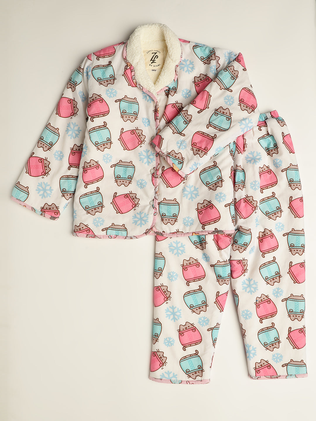 Snow with Coco Warm Sherpa Nightwear Pj Set