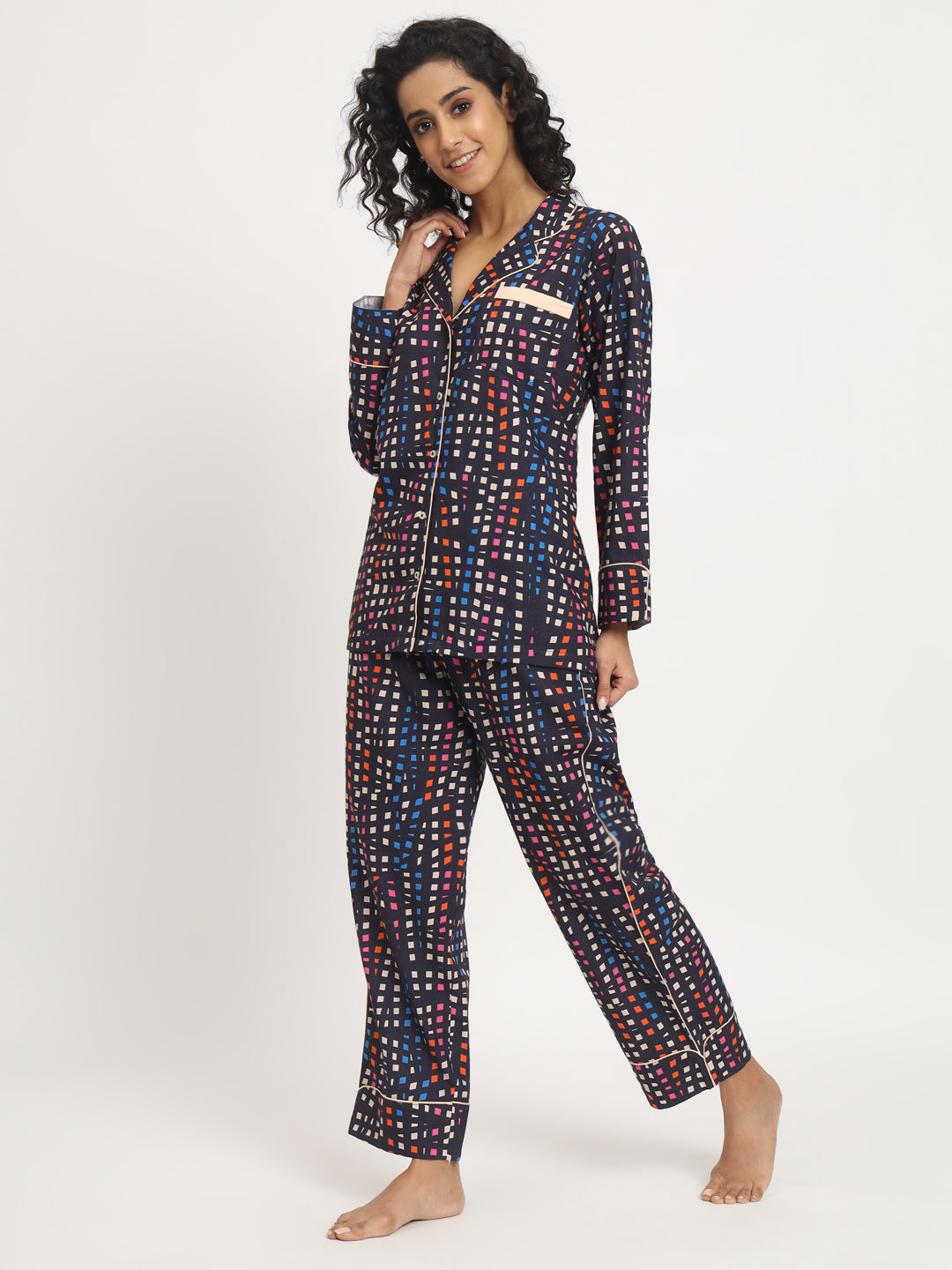 Trend Alert Printed Pj Set Nightwear