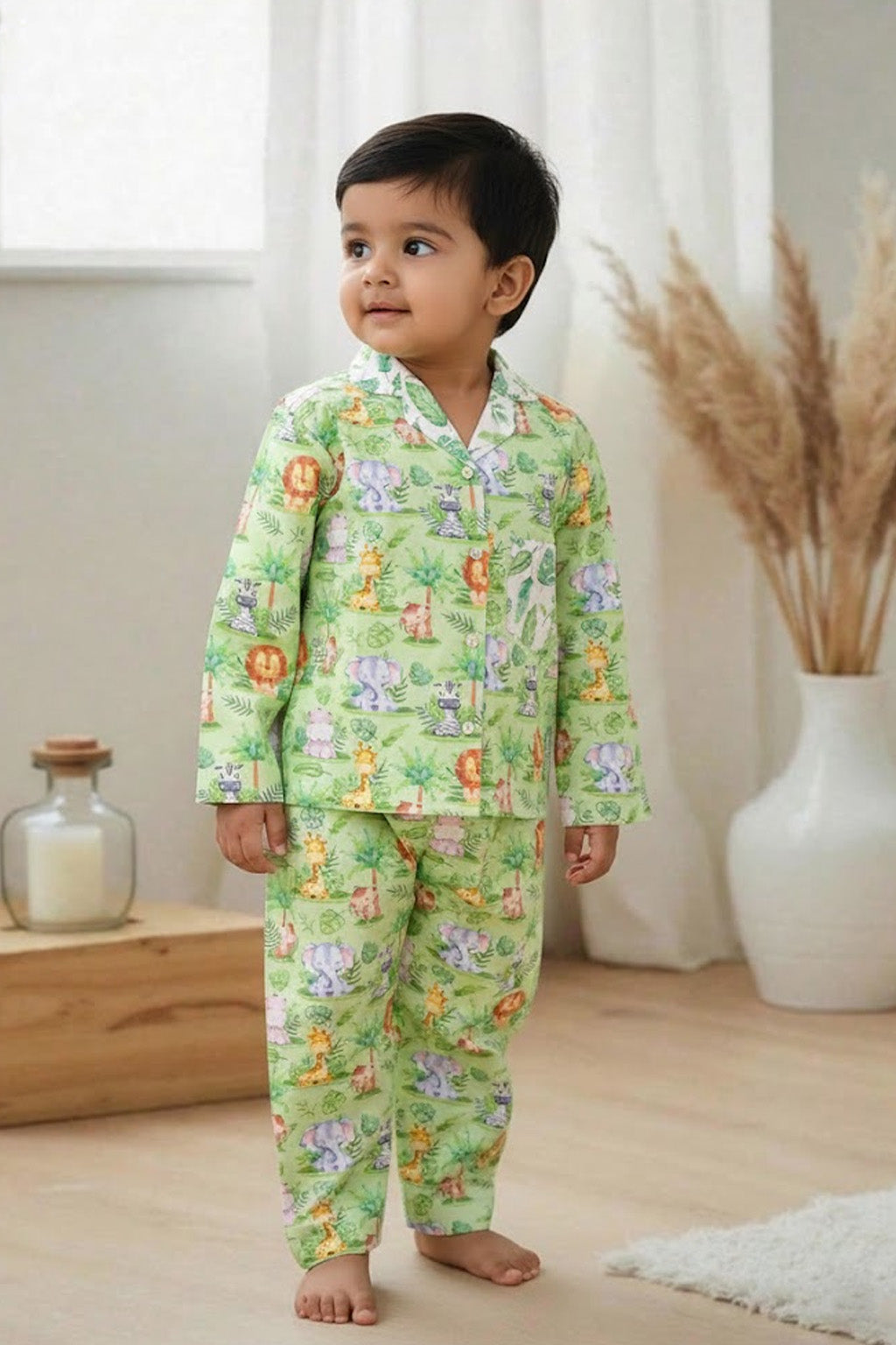 Jungle safari Kid’s Nightwear Pj set (1-14 Yrs)