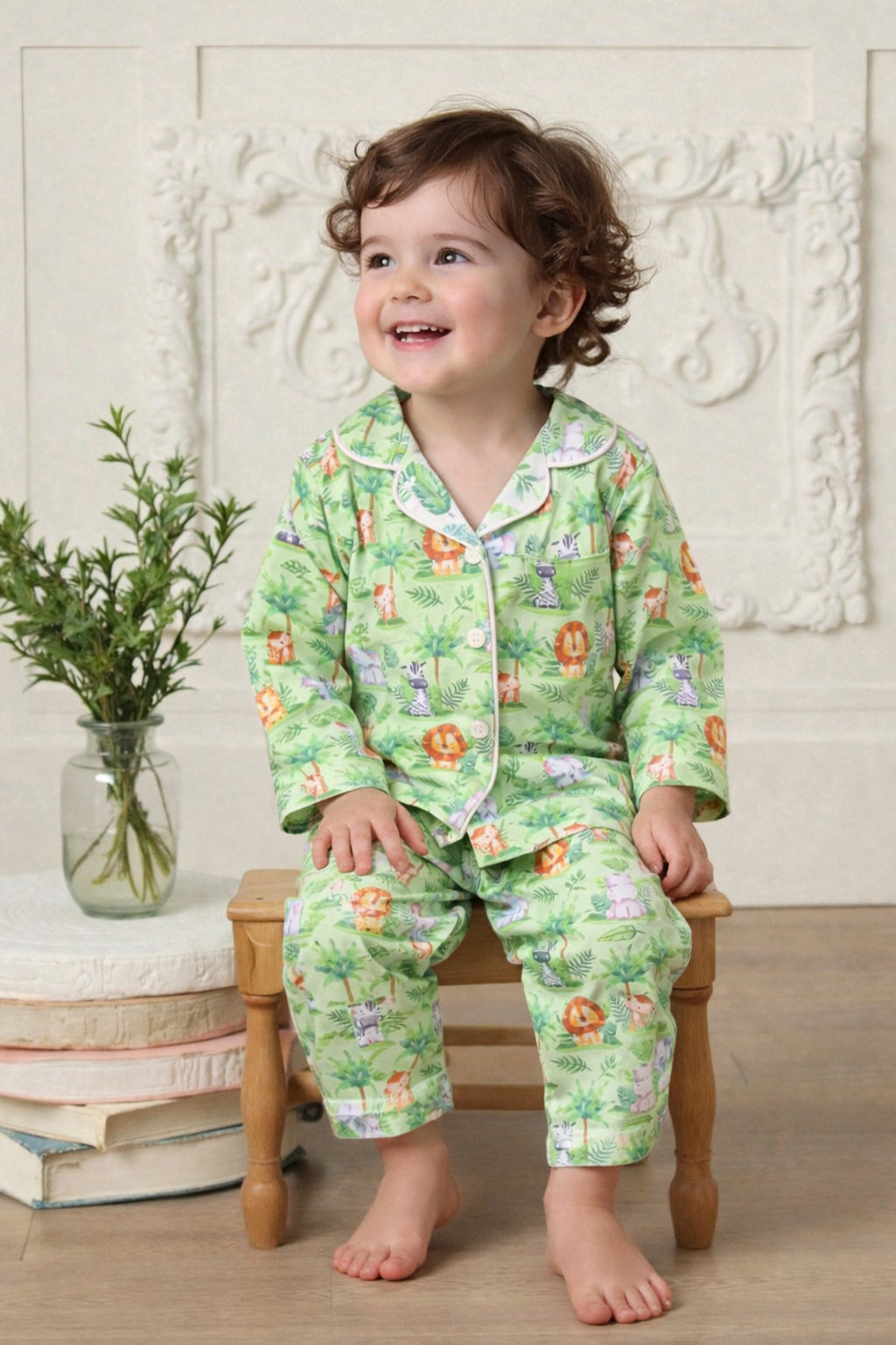 Jungle safari Kid’s Nightwear Pj set (1-14 Yrs)