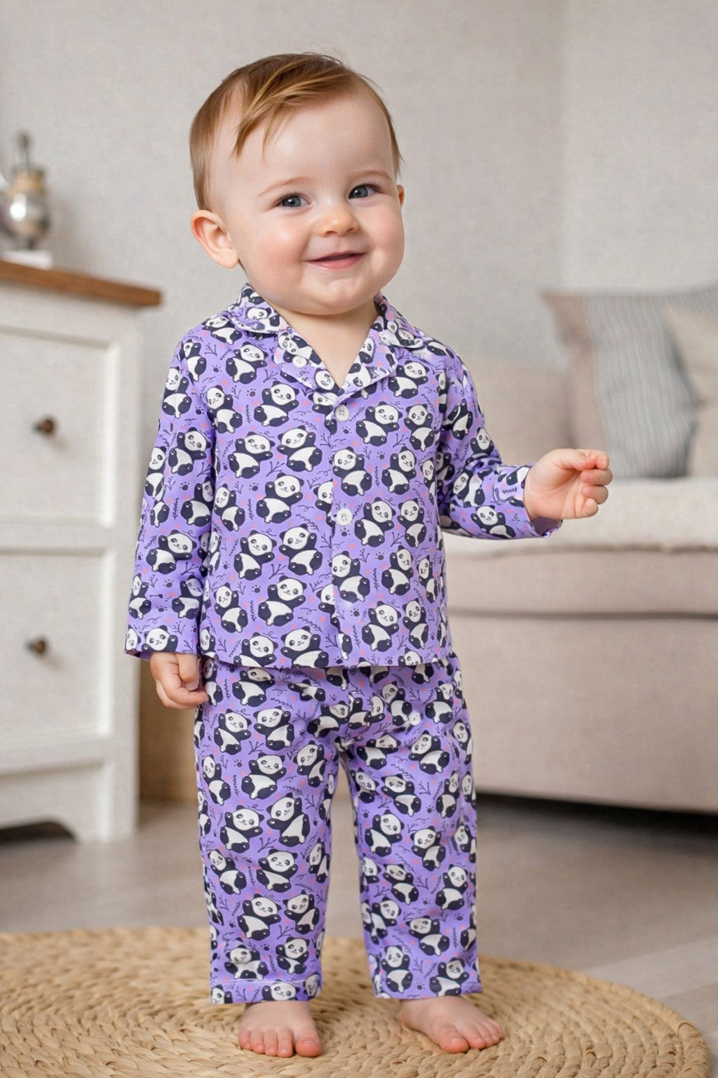 Panda Art Kid’s Nightwear Pj set (1-14 Yrs)