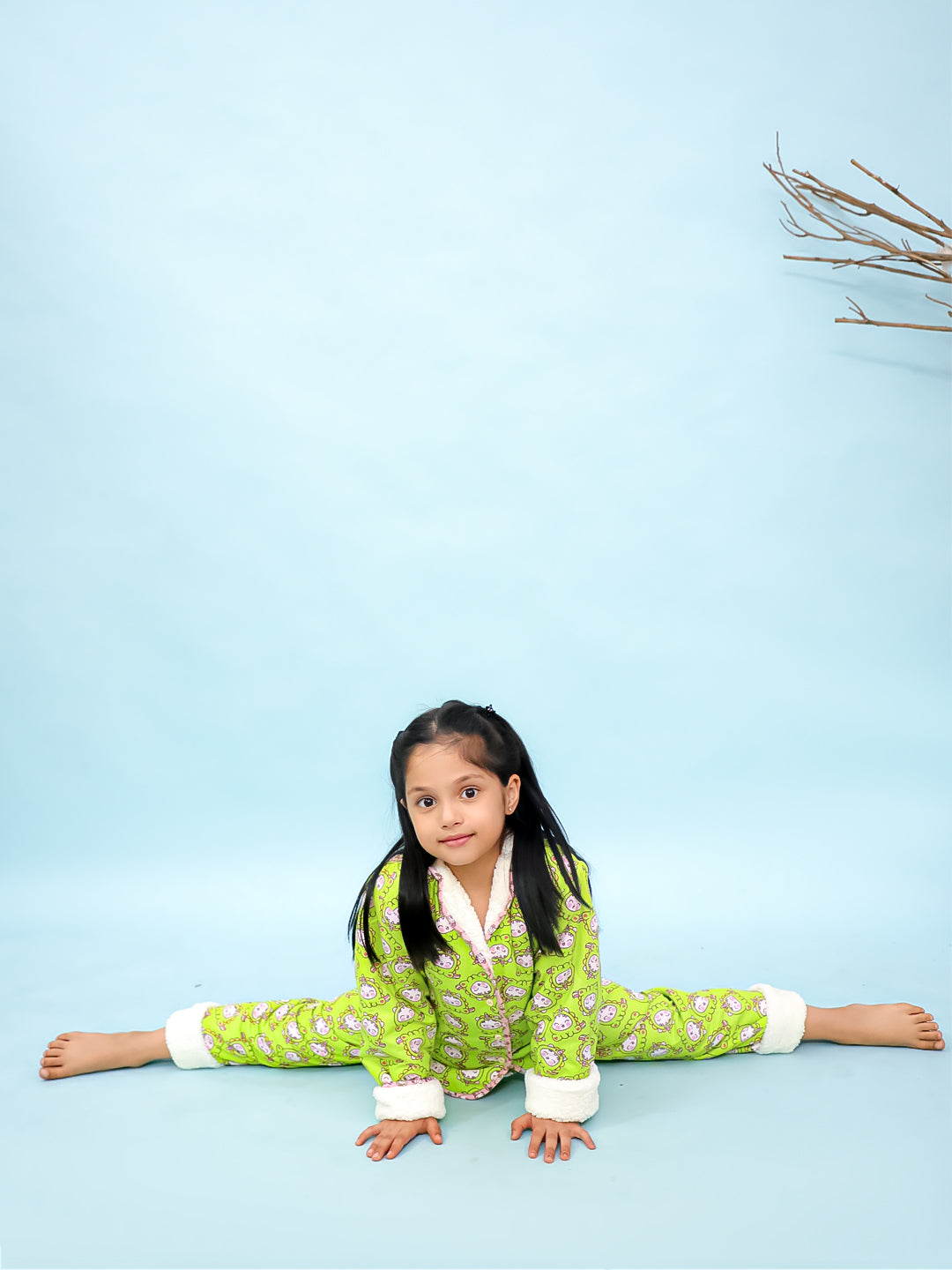 Dreamy Unicorn Warm Sherpa Nightwear Pj Set