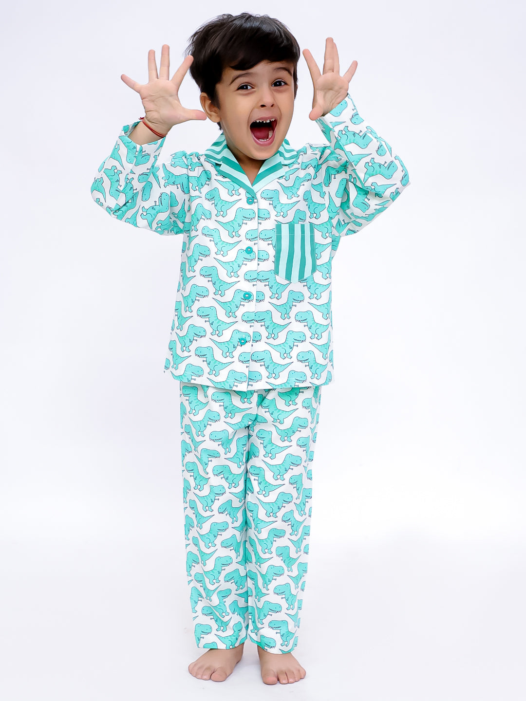 Dino Adventure Cotton Pajama Set