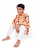 Superheroes Print Pajama Kurta Set