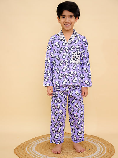 Panda Play Cotton Night Suit