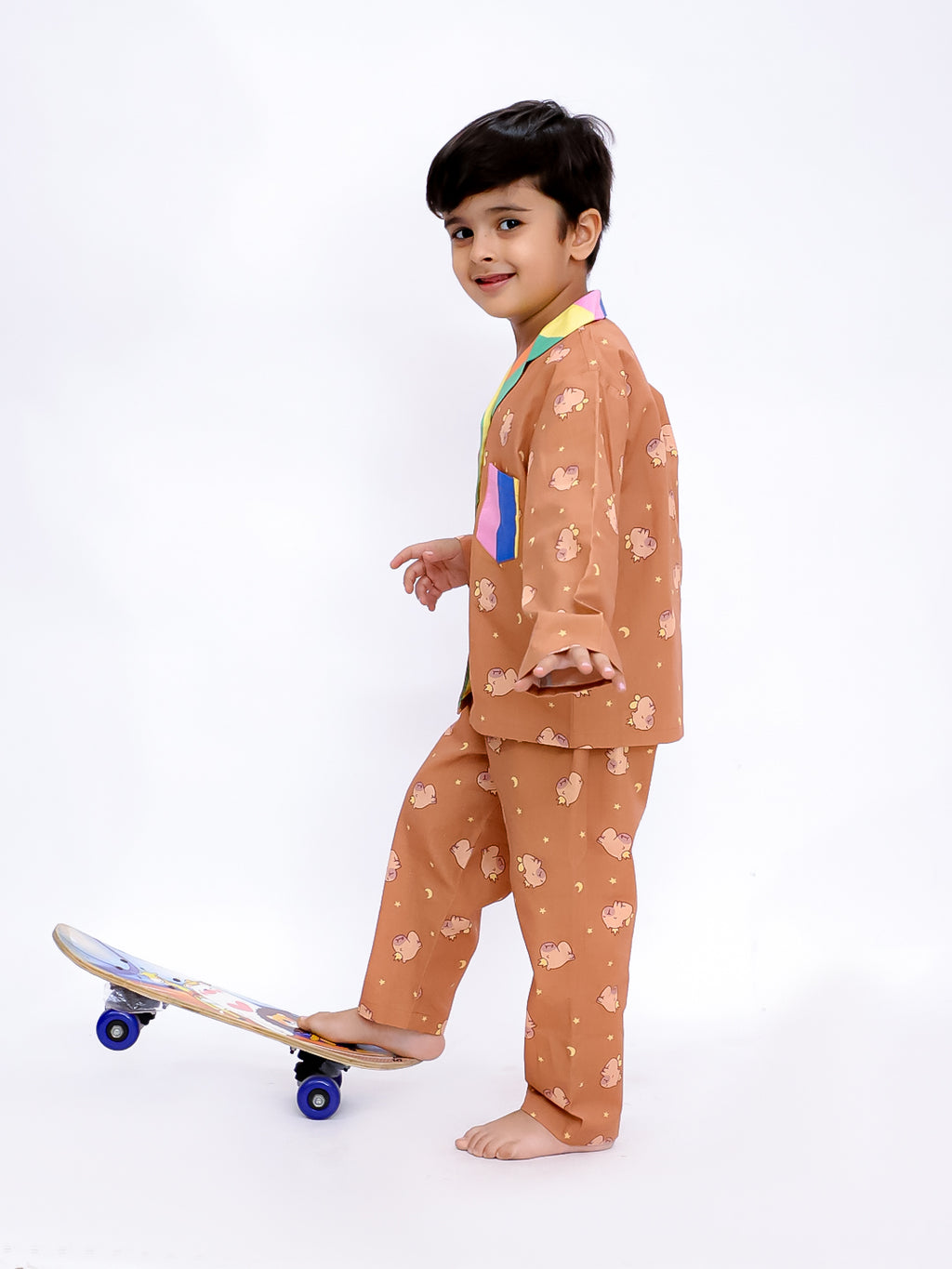 Teddy Dreams Cotton Pajama Set