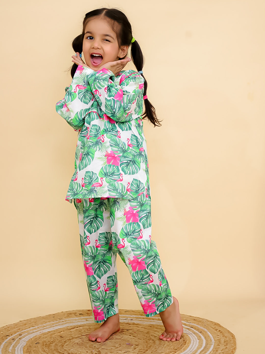 Flamingo Cotton Co-ord Set