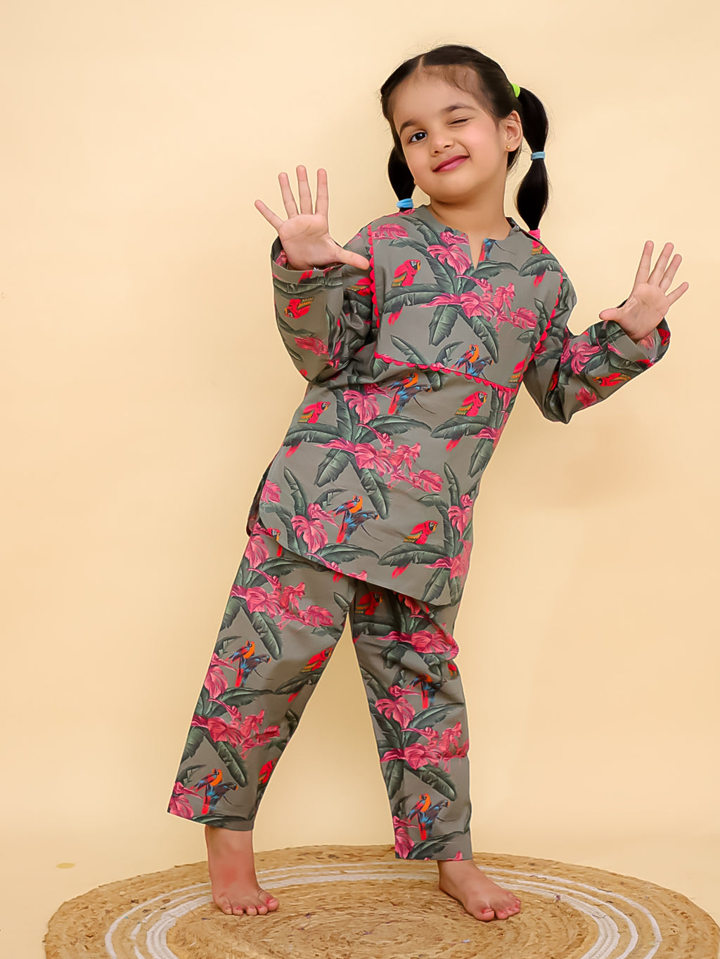 Parrot Cotton Co-ord Set