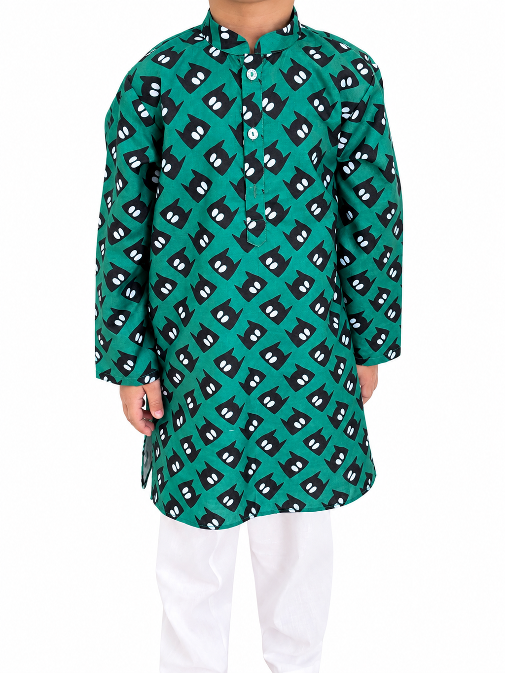 Batman Print Pajama Kurta Set