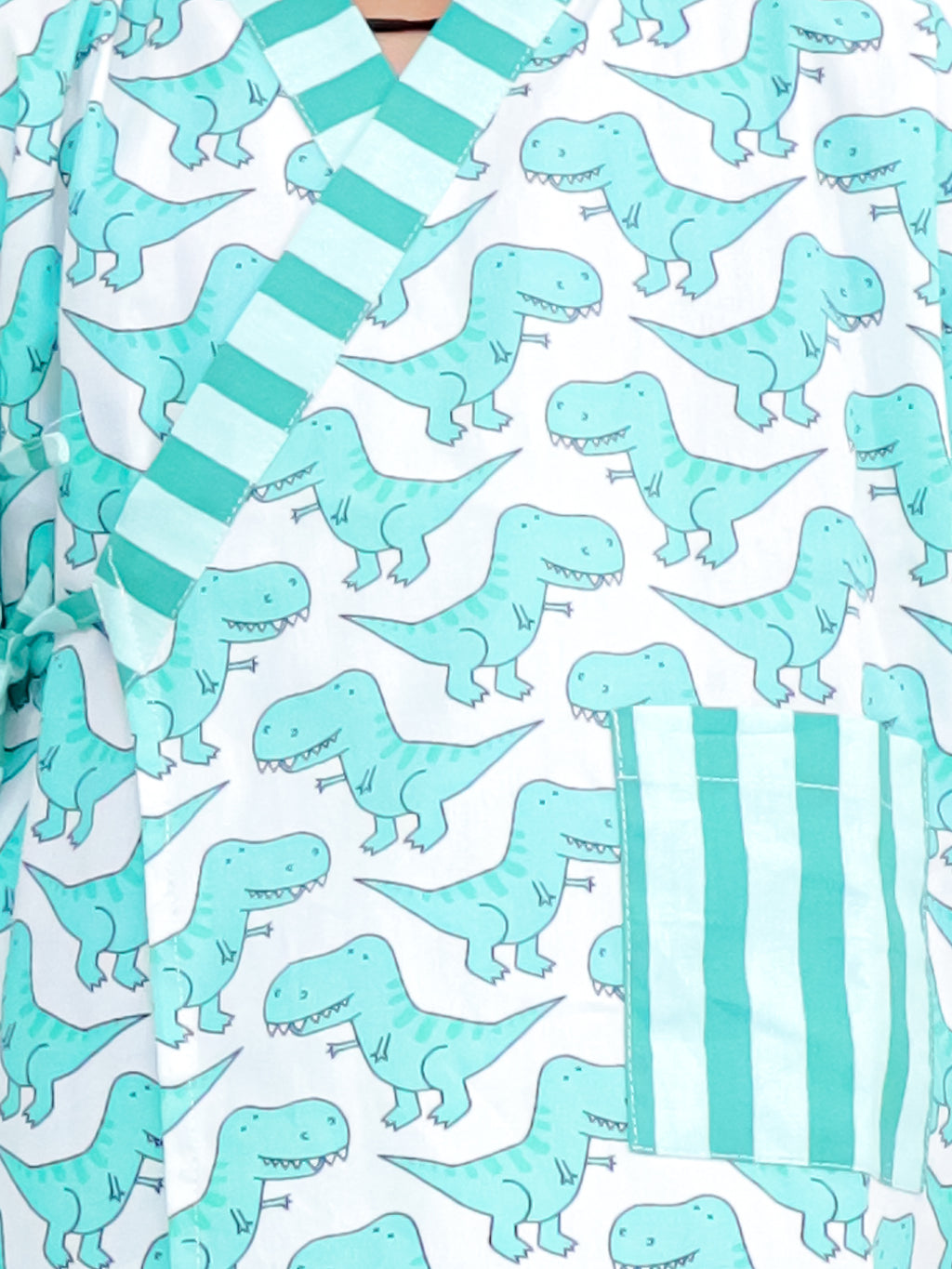 Dino Adventure Kimono Style Pajama Set