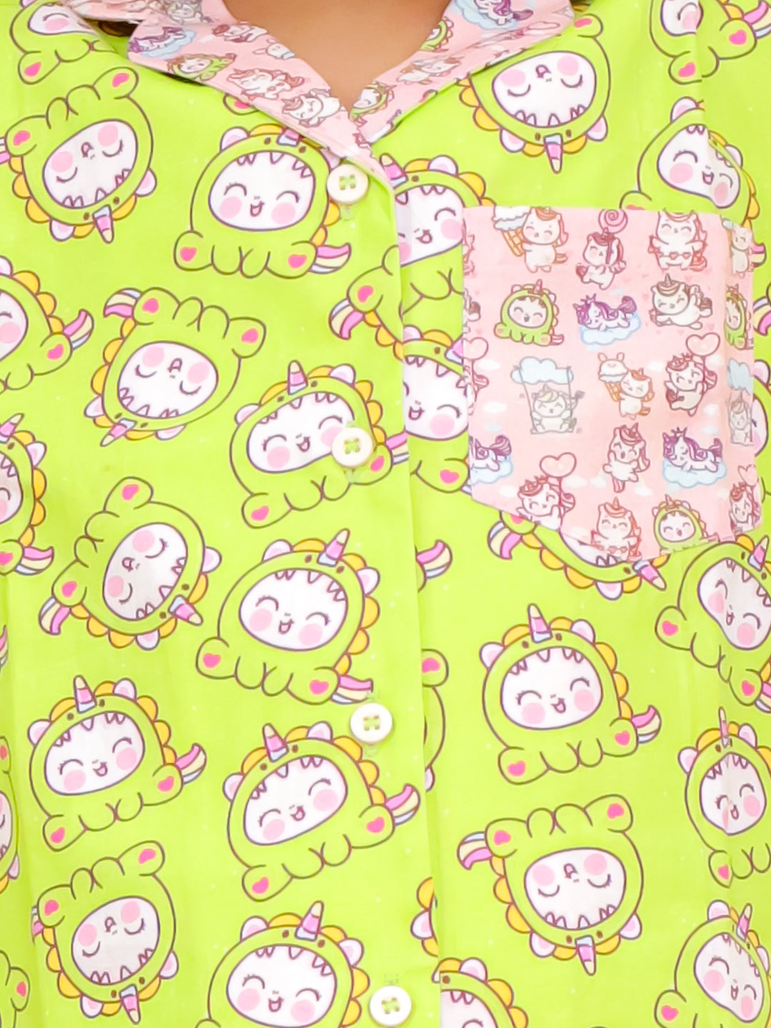 Limey Cub Cotton Night Suit