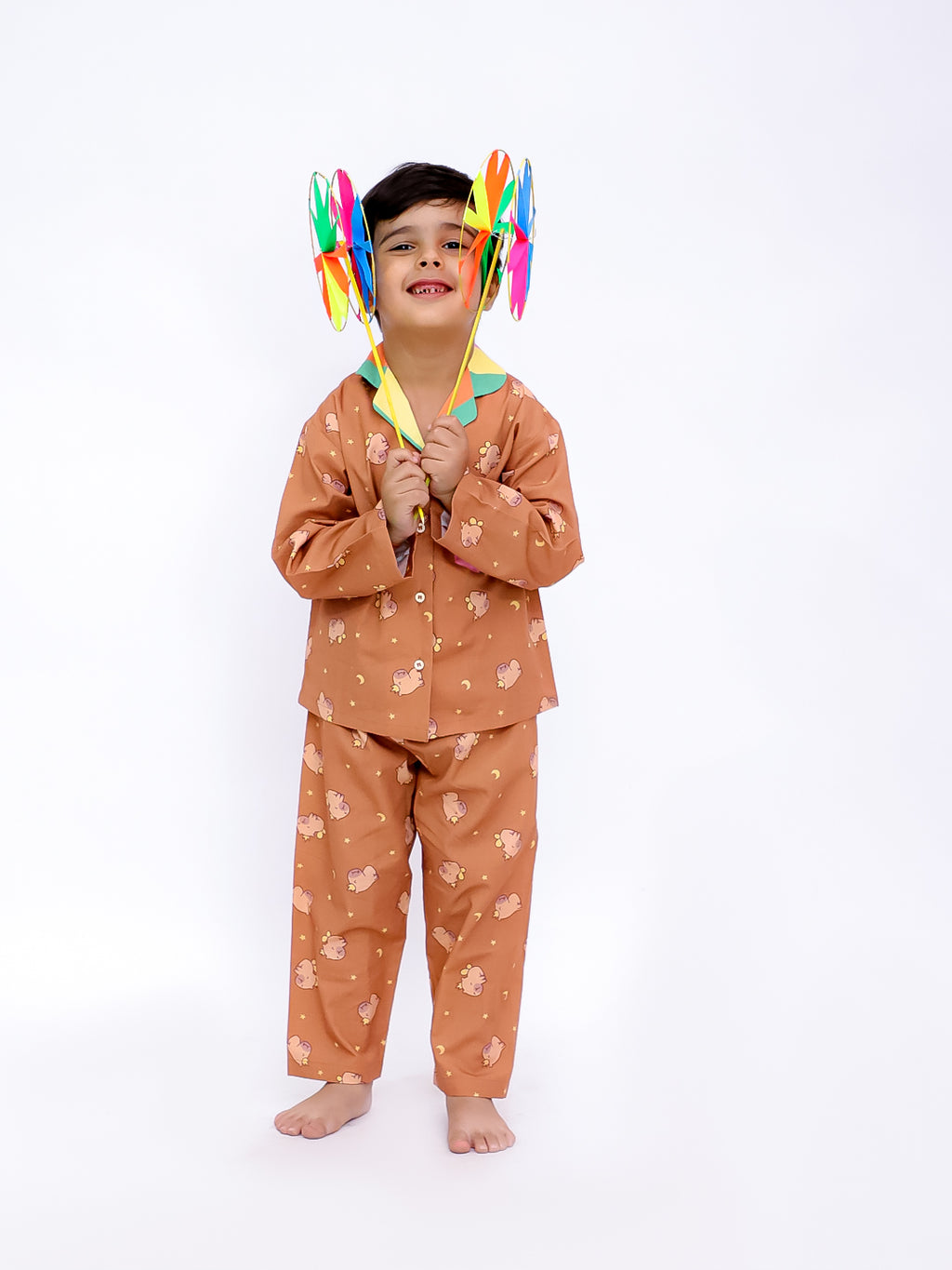 Teddy Dreams Cotton Pajama Set