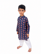 Captain America Print Pajama Kurta Set