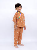 Teddy Dreams Kimono Style Pajama Set