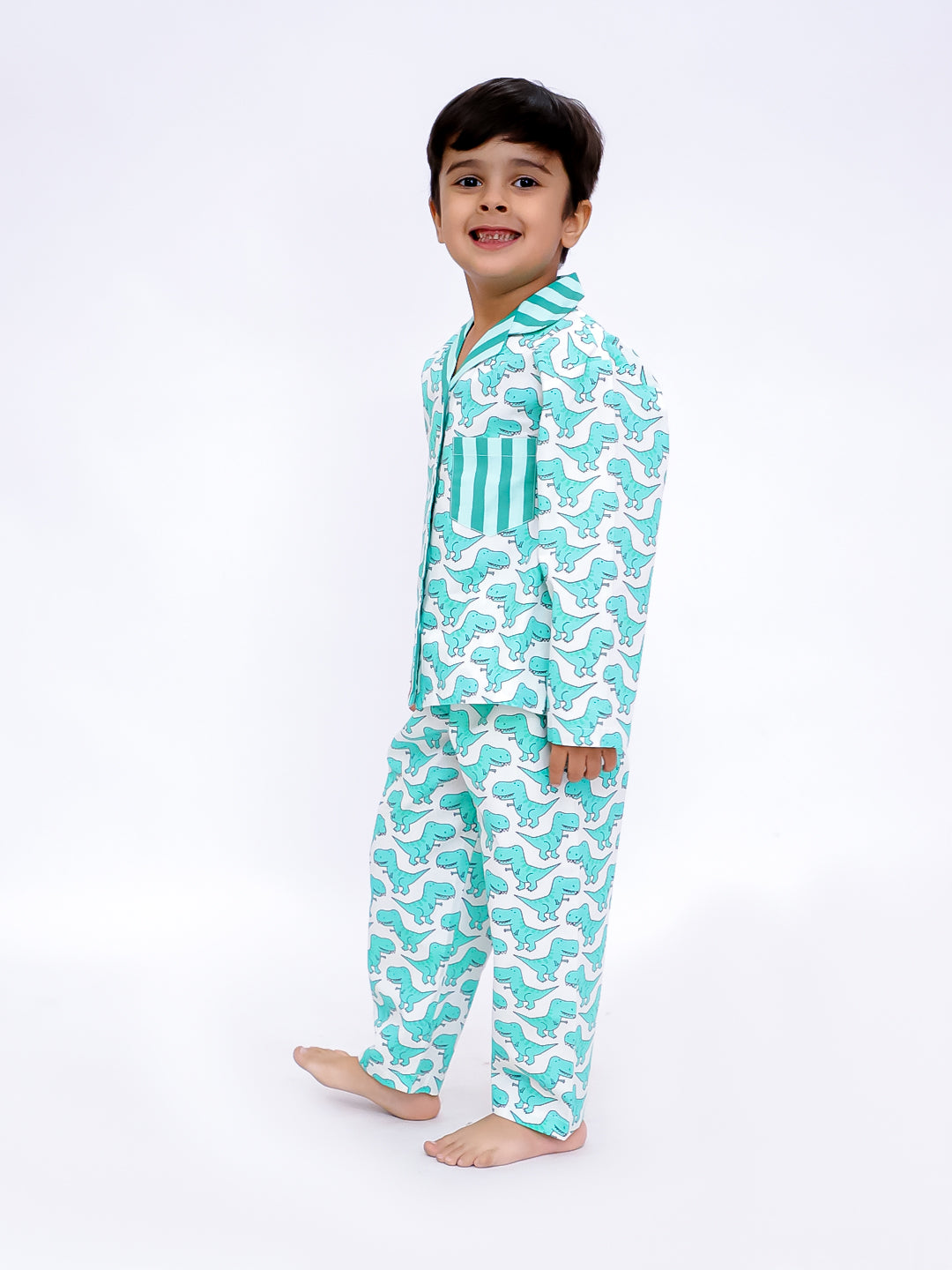 Dino Adventure Cotton Pajama Set