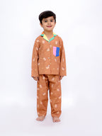 Teddy Dreams Cotton Pajama Set