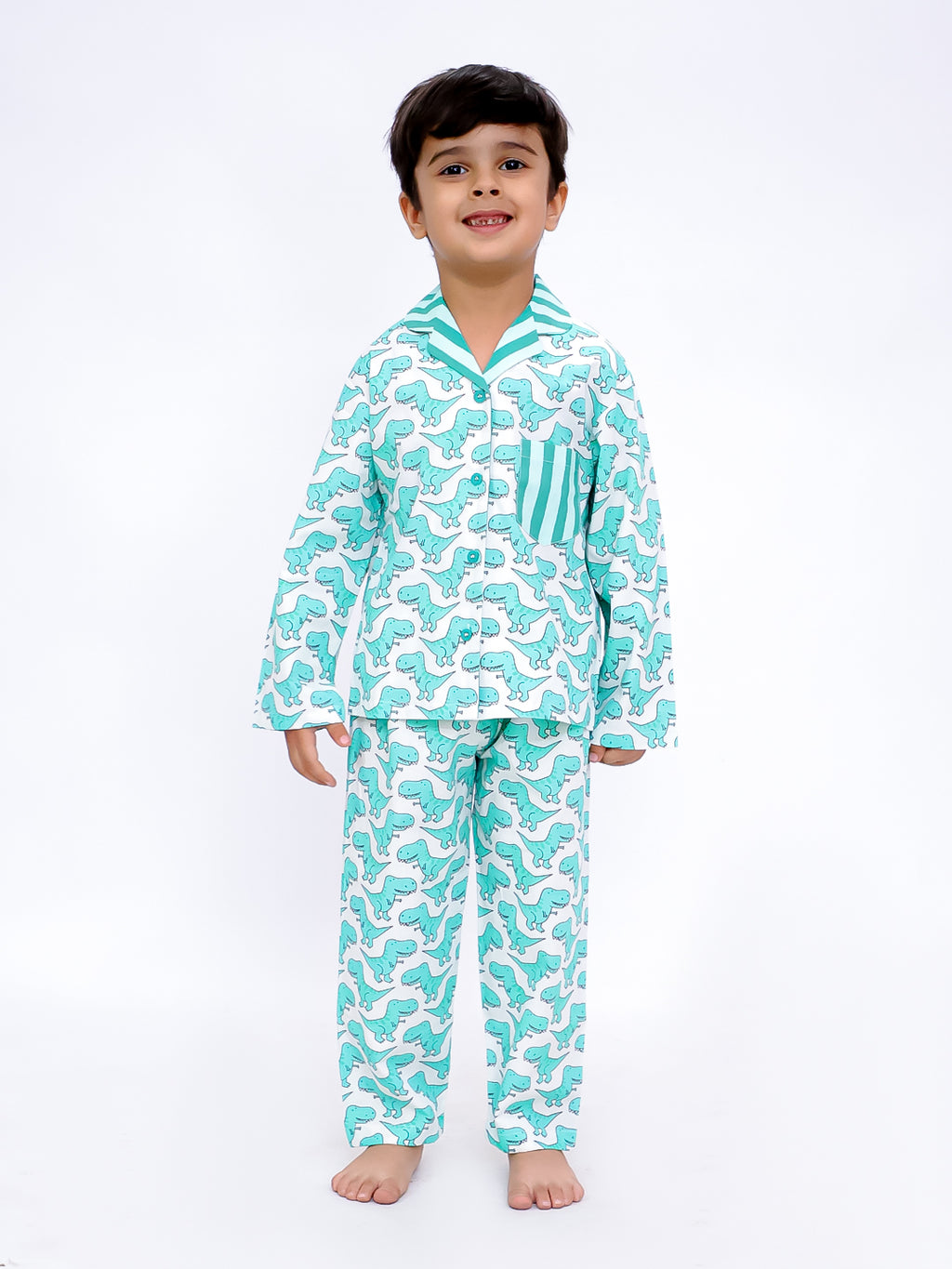 Dino Adventure Cotton Pajama Set