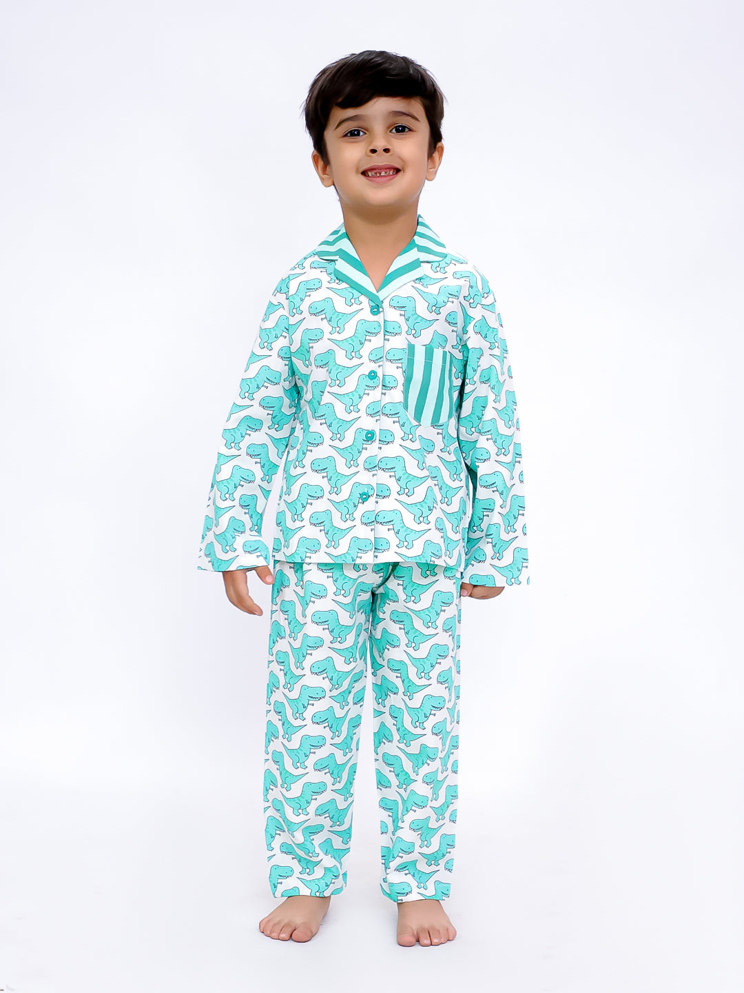 Dino Adventure Cotton Pajama Set