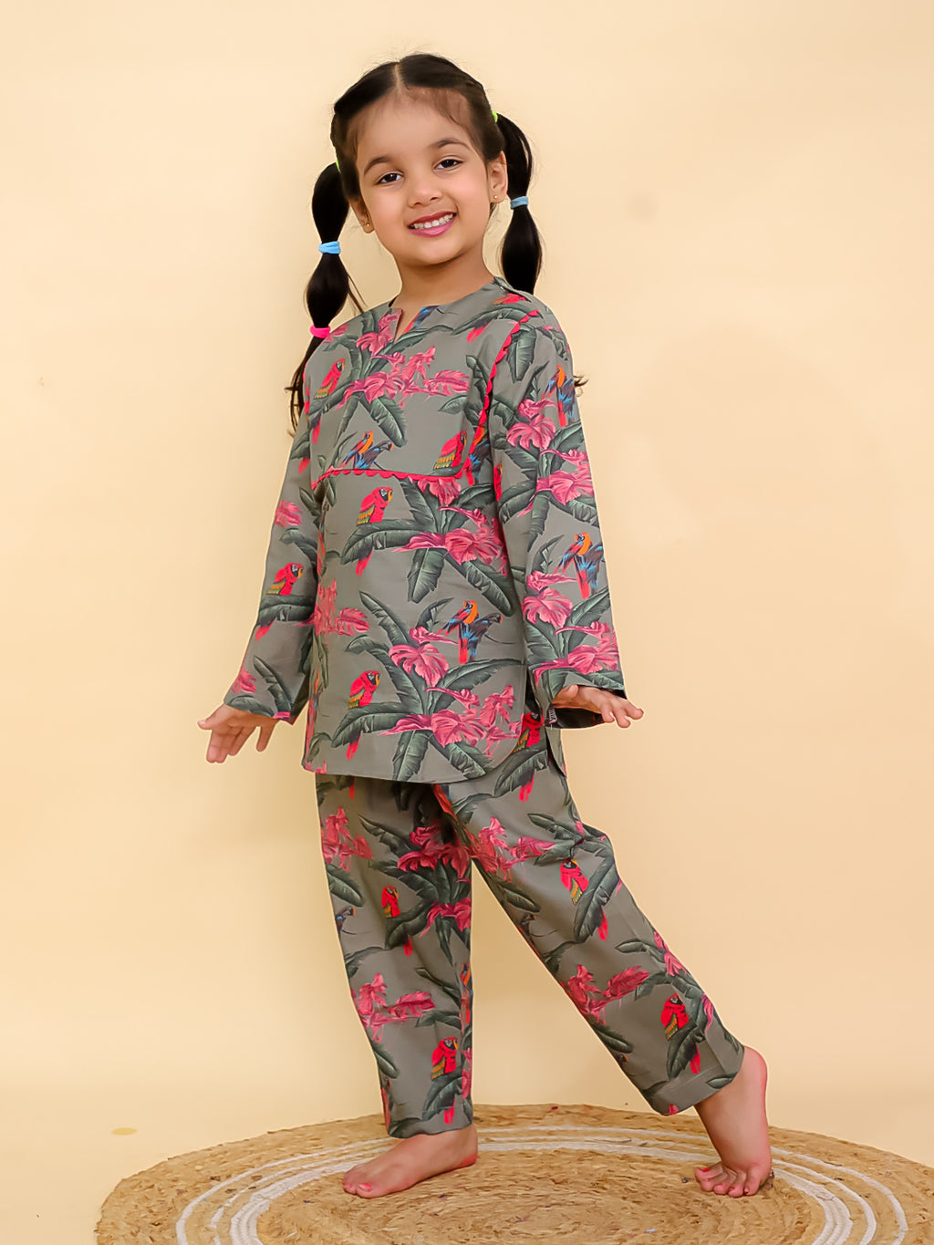 Parrot Cotton Co-ord Set