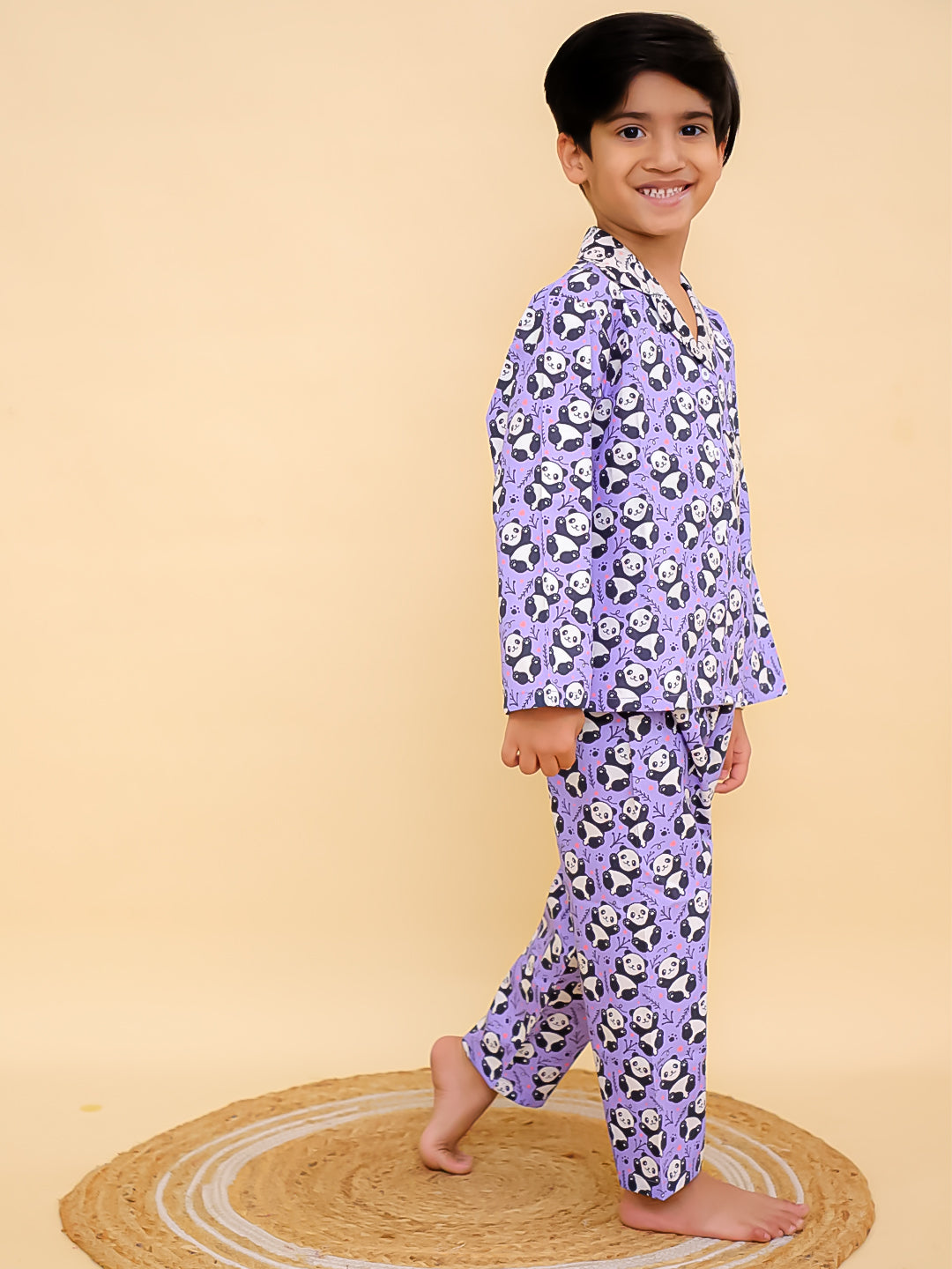 Panda Play Cotton Night Suit