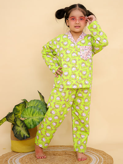 Limey Cub Cotton Night Suit
