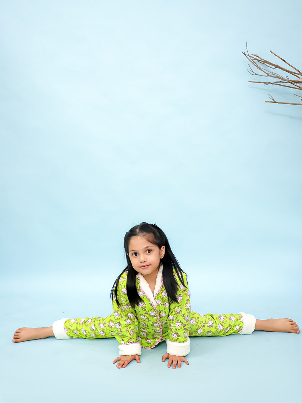 Dreamy Unicorn Warm Sherpa Nightwear Pj Set