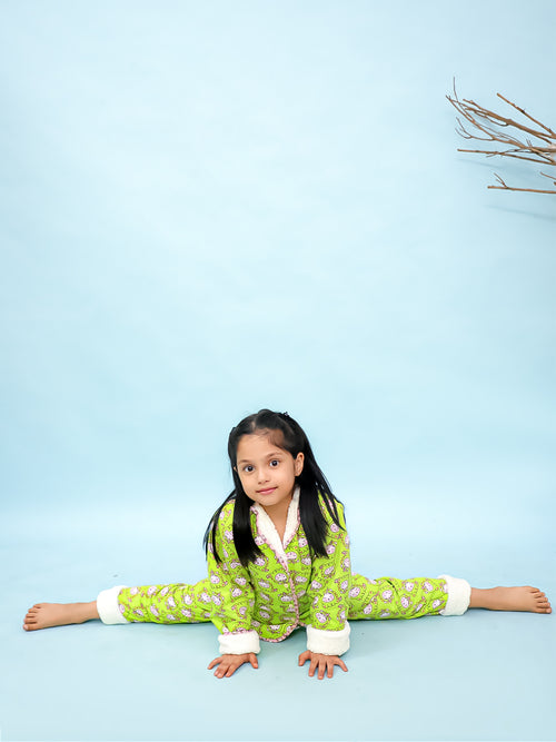 Dreamy Unicorn Warm Sherpa Nightwear Pj Set