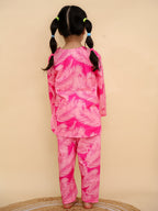 Pink Palm Cotton Co-ord Set