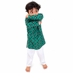 Batman Print Pajama Kurta Set