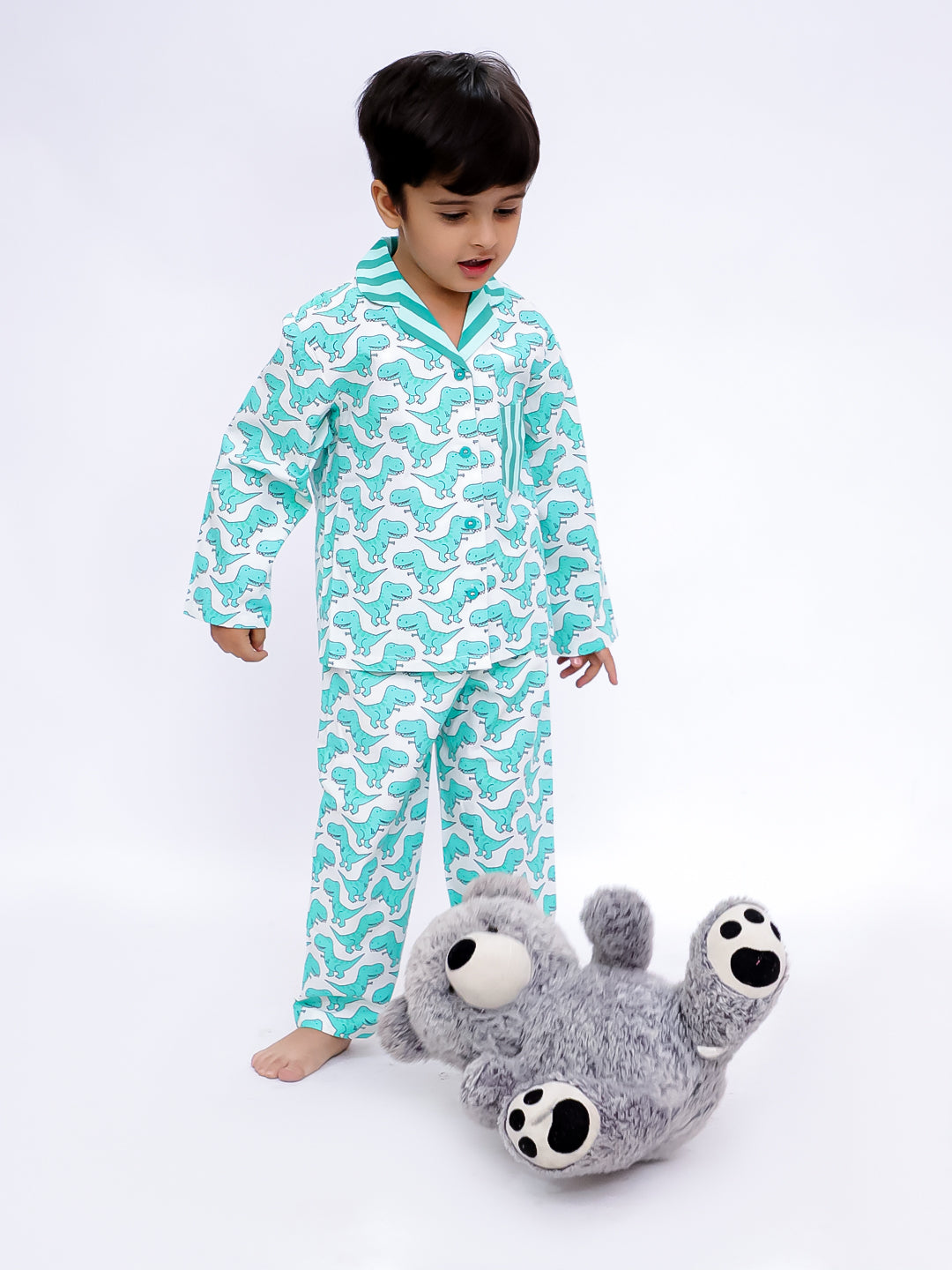 Dino Adventure Cotton Pajama Set