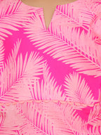 Pink Palm Cotton Co-ord Set