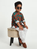 Kamal Pichwai Print Pajama Kurta Set