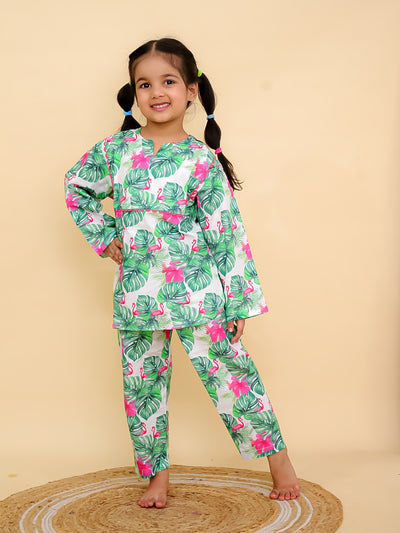 Flamingo Cotton Co-ord Set