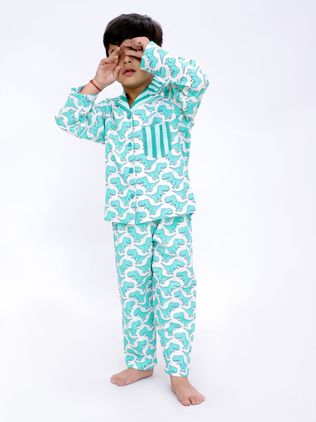 Dino Adventure Cotton Pajama Set