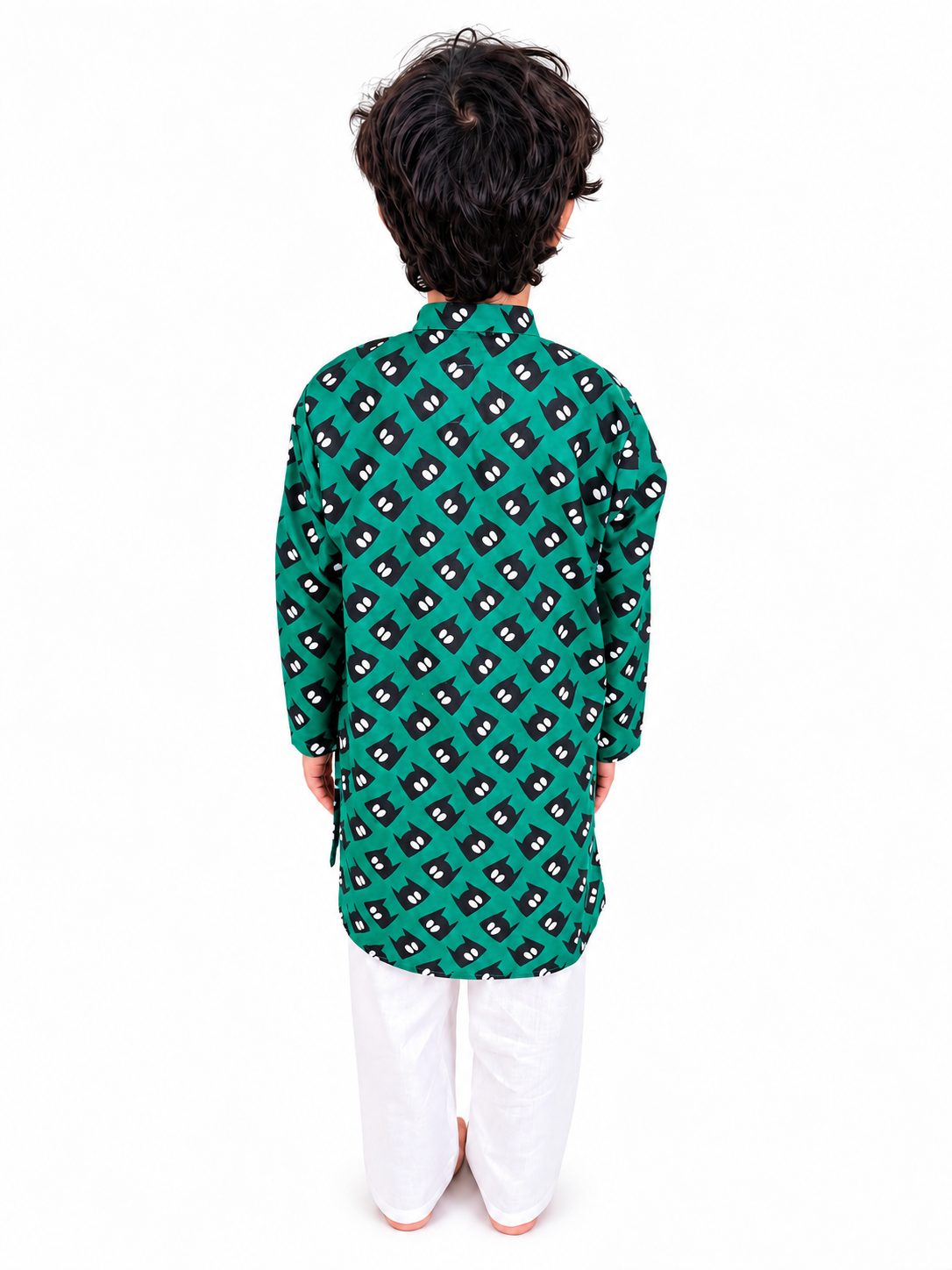 Batman Print Pajama Kurta Set