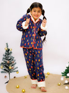 Dashing through the snow! Warm Sherpa Nightwear Pj Set
