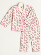 Pink Llama Warm Sherpa Nightwear