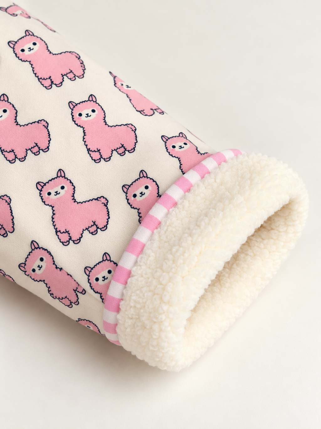 Pink Llama Warm Sherpa Nightwear
